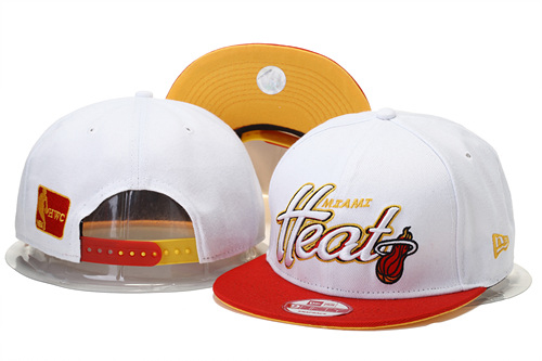 NBA Miami Heat NE Snapback Hat #273
